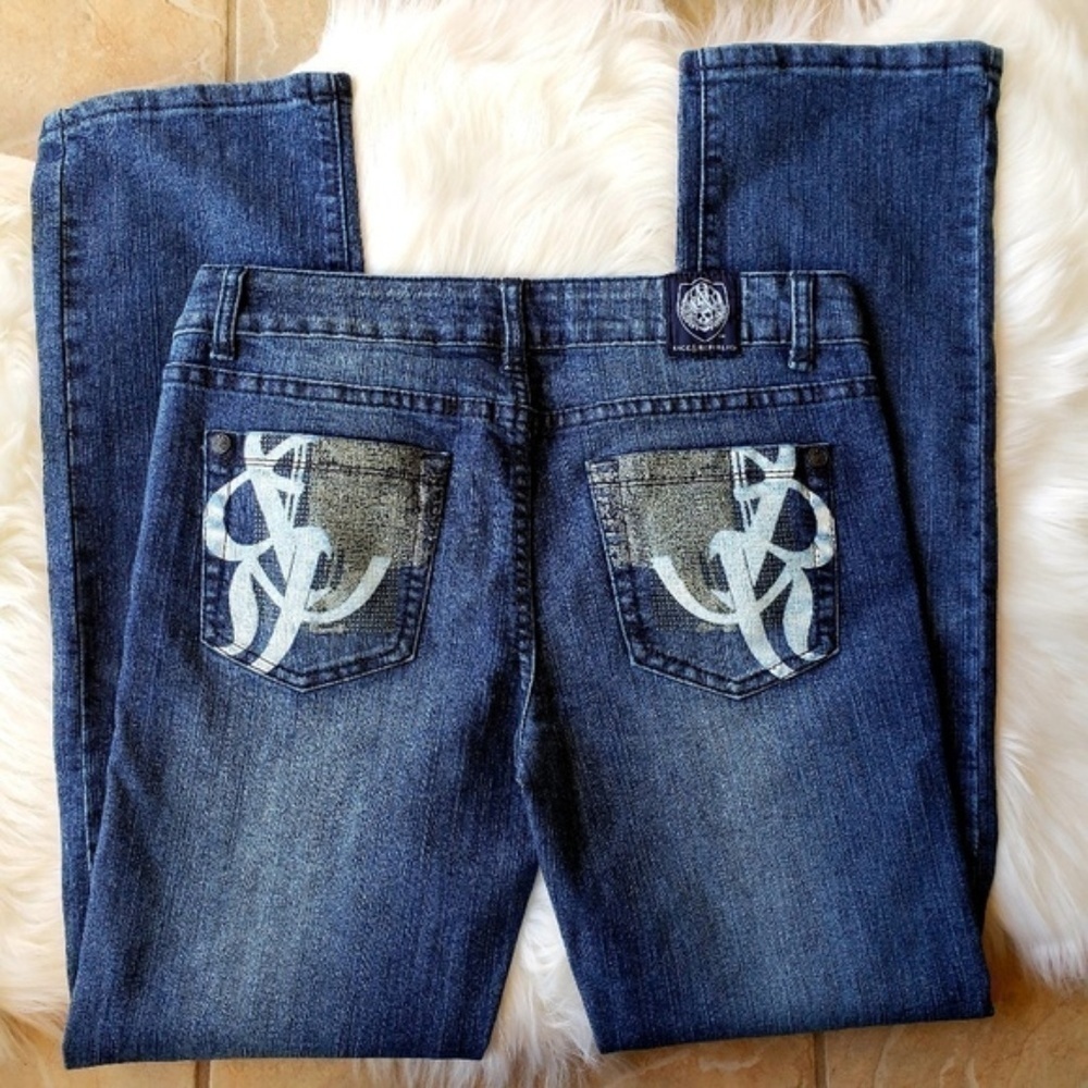 Rock & Republic Faded Whiskered Skynard Jeans 28